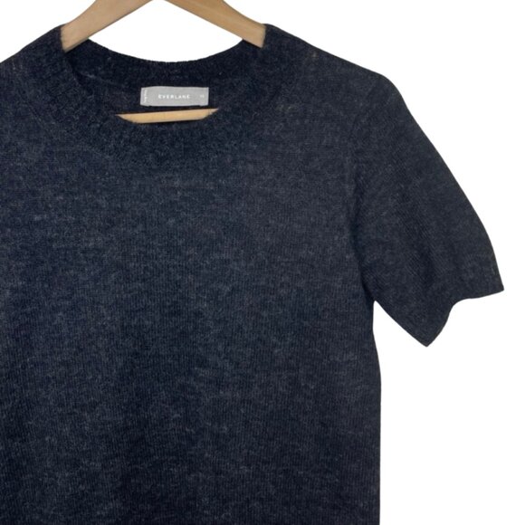 EVERLANE | The Alpaca Sweater Tee Short Sleeve Soft | Size XS - Picture 3 of 10